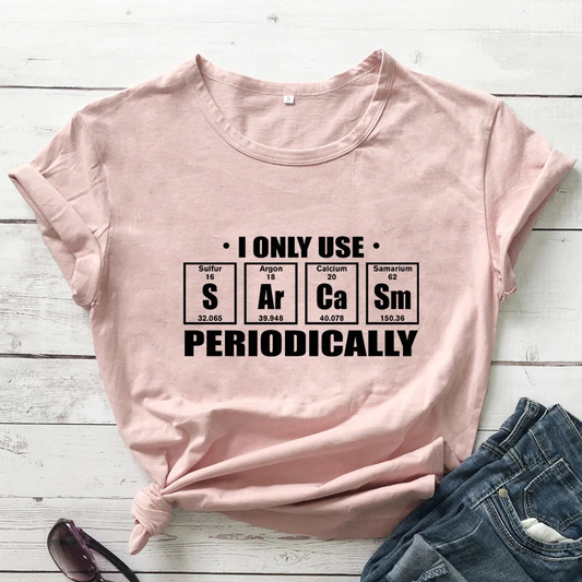 Sarcasm Elements Periodic Table Funny T-shirt AP000154