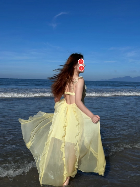 Ethereal Off-Shoulder Maxi Dress Seaside Photo Outfit Flowy Romantic Spaghetti Strap Long Dress AP0431