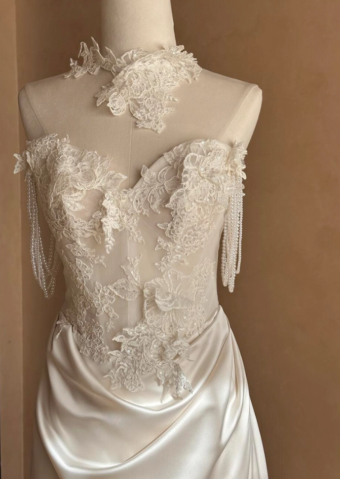 Exquisite Applique Off-Shoulder Evening Dress Satin Fabric Beading Sheath Prom Dress AP0827