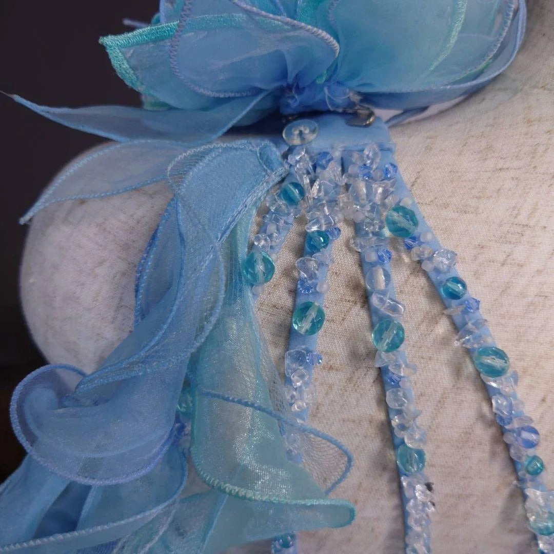 Dreamy A-Line One-Shoulder Evening Gowns Sequins Beading Handmade Flowers Ruffled Prom Dress AP2406