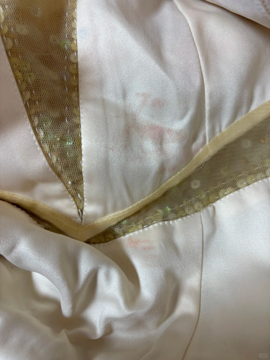 Fabulous Spaghetti Strap A-Line Evening Gowns Sequins Ruffled Prom Dress AP2425