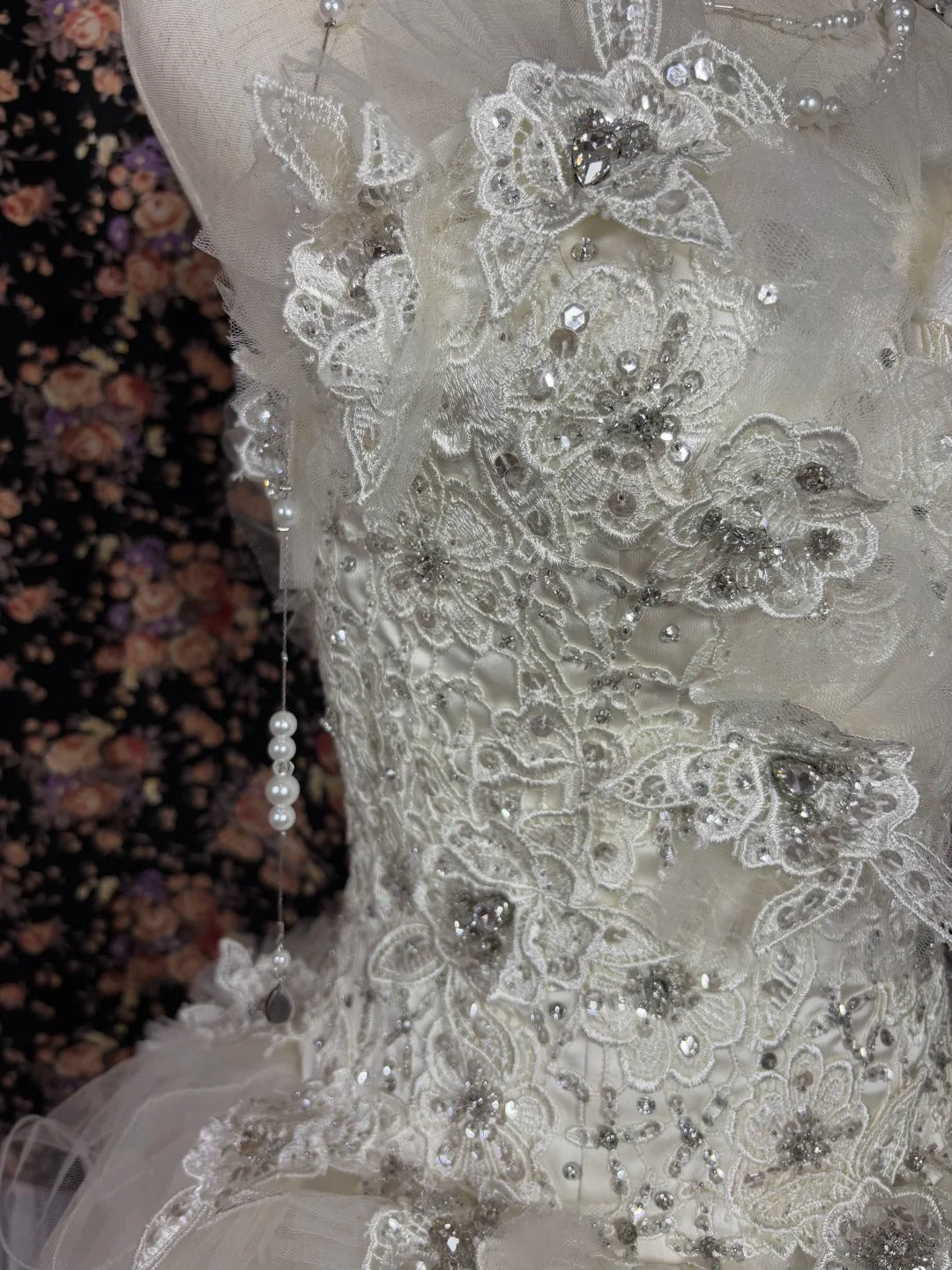 A-Line Birthday Short Dresses Strapless Sequins Crystals Appliques Tulle Train Homecoming Dress AP2460