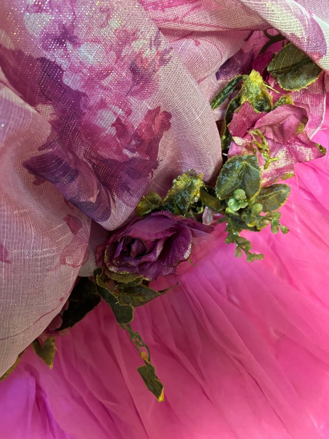 Dreamy One-Shoulder A-Line Evening Gowns Handmade Flowers Tiered Tulle Prom Dress AP2603