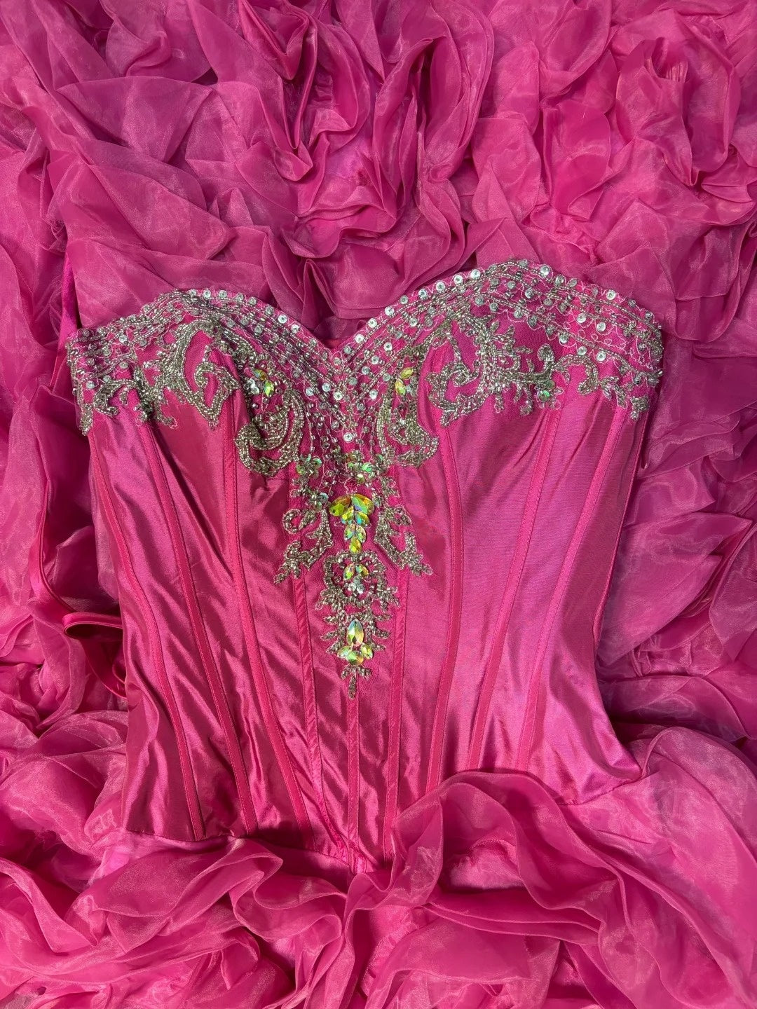 Classical Strapless A-Line Evening Dresses Sequins Crystals Beading Prom Dress AP2716