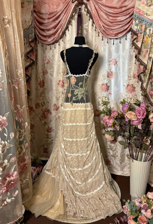 Modern Sweetheart Neck Mermaid Prom Dress Appliques Beaded Embroidery Formal Dresses AP2811