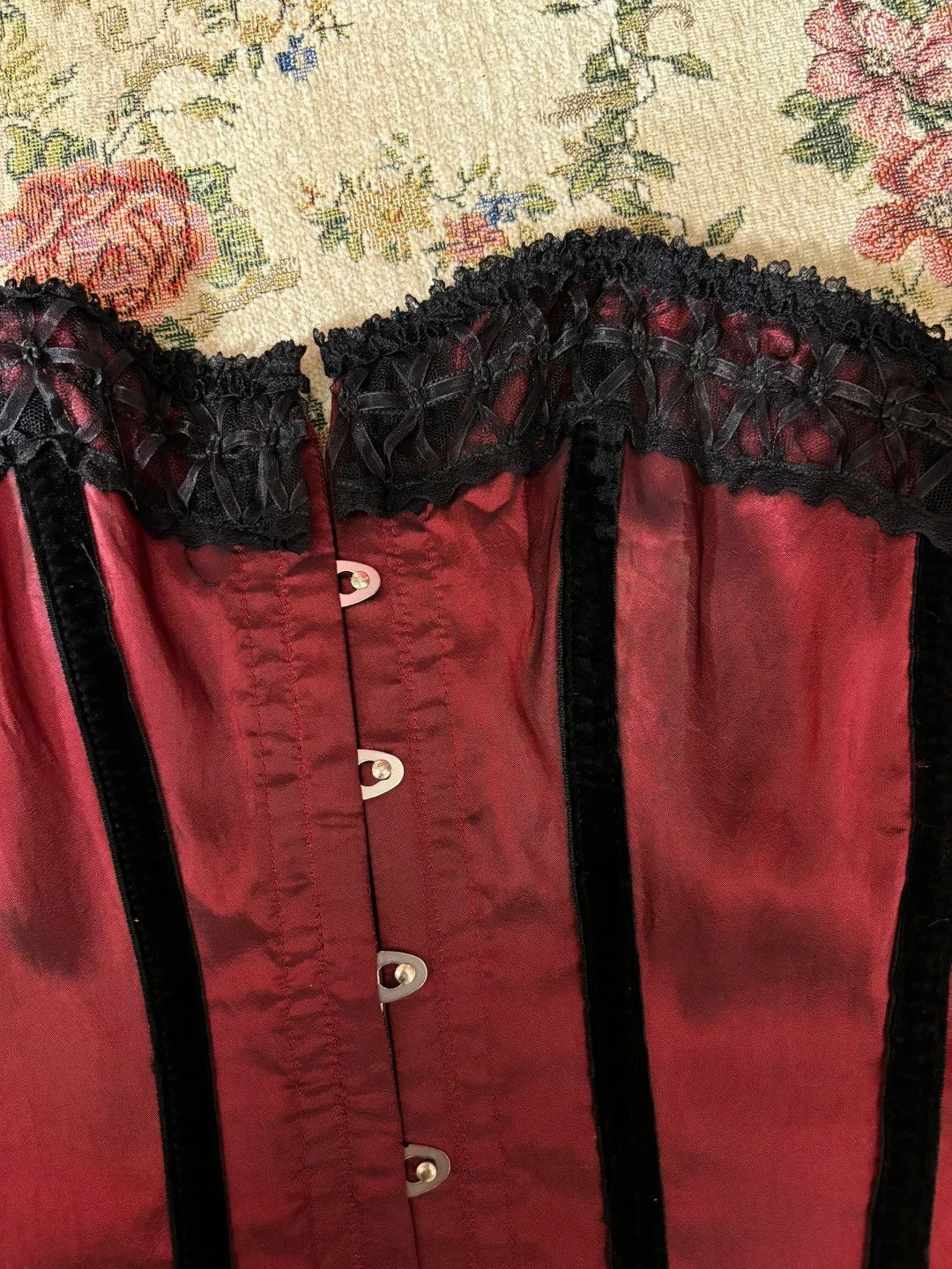 Red Strapless Birthday Dresses Handmade Flowers Sheath Homecoming Dress AP2816