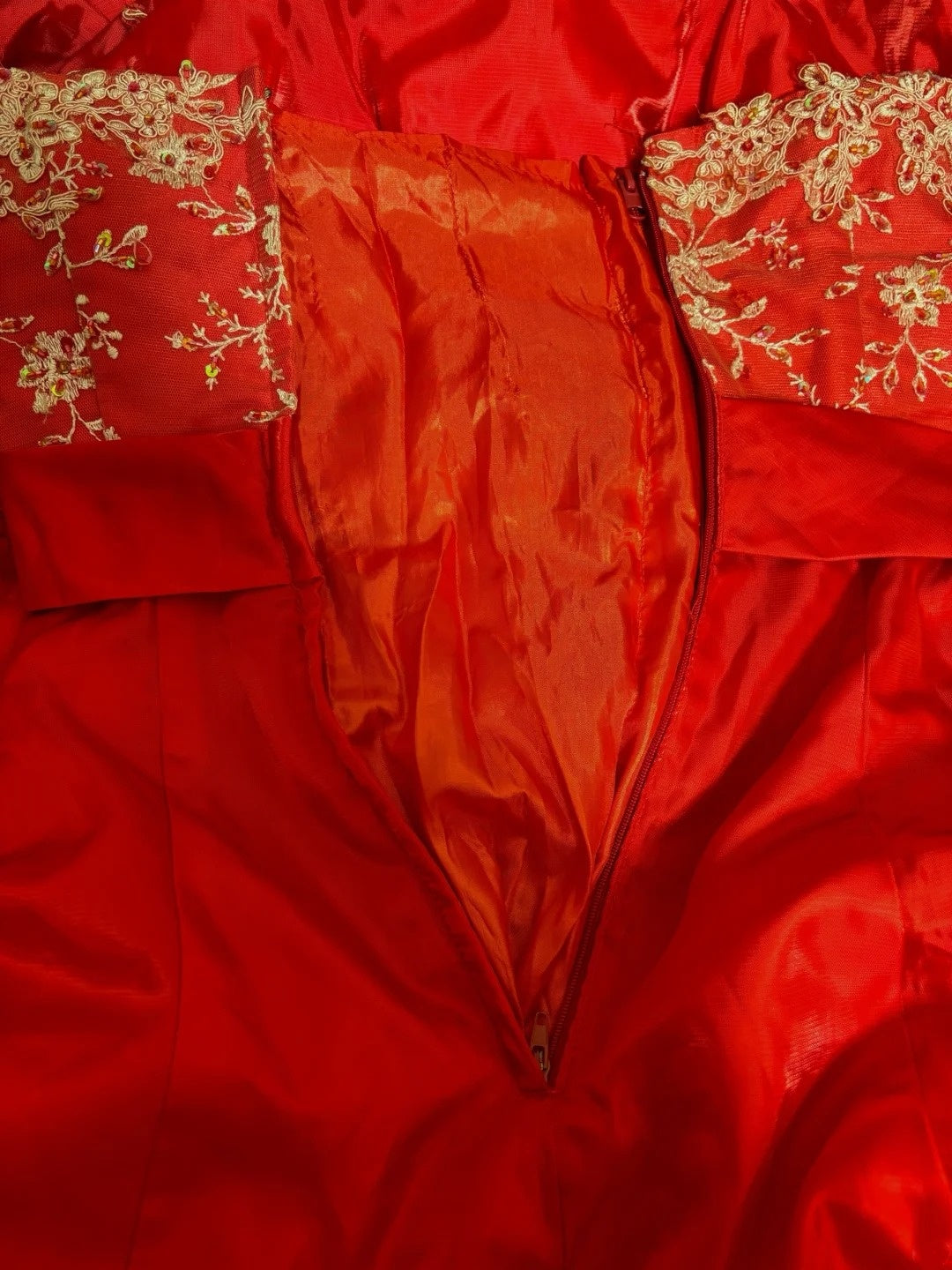 Dreamy Red A-Line Strapless Sweet 16th Gown Bow Sequins Appliques Prom Dress AP2834