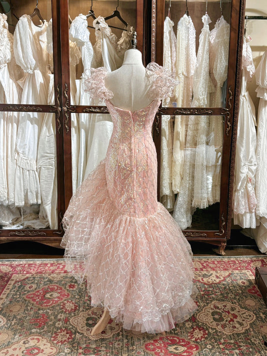 Dopamine Style Sheath Sweetheart Neck Sweet 16th Gowns Lace Sequins Prom Dress AP3167