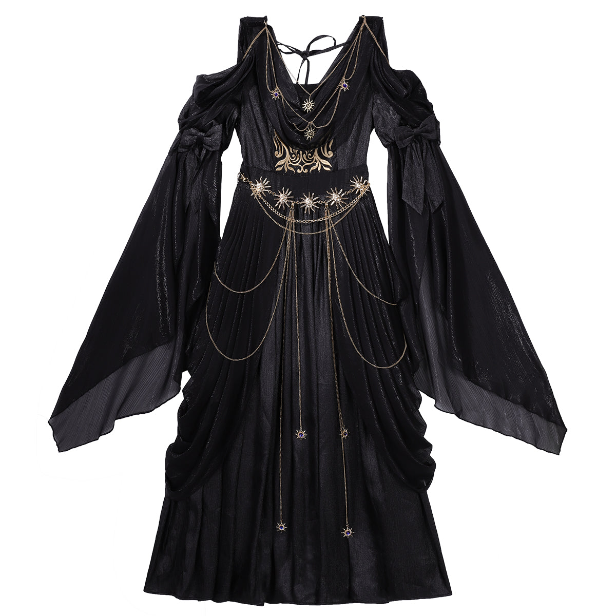 Adorable Sparkly A-Line Square Neck Evening Dresses Chain Sequins Black Prom Dress AP3222