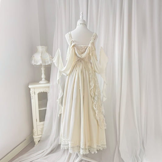 Flattering Off-Shoulder A-Line Formal Dresses Lace Beading Handmade Flowers Prom Dress AP3231