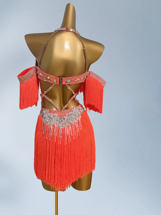 Elegant Sheath Halter Neck Birthday Gowns Chic Rhinestones Beading Tassel Homecoming Dress AP3955