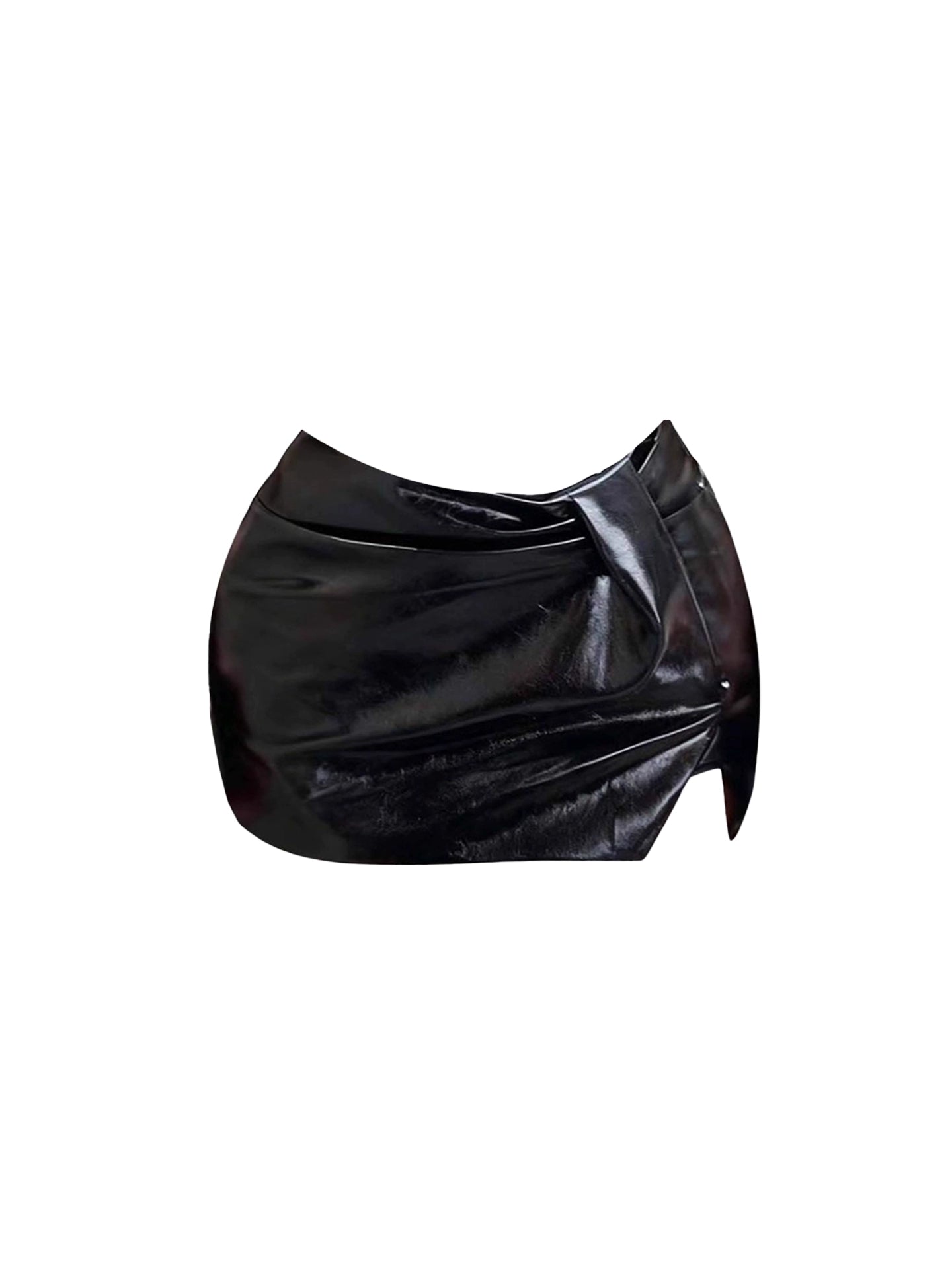 Glam Leopard Bodice 2-Piece Set Sheath Leather Mini Skirt Sparkly Sequins Accent Strapless Short Dress AP4102