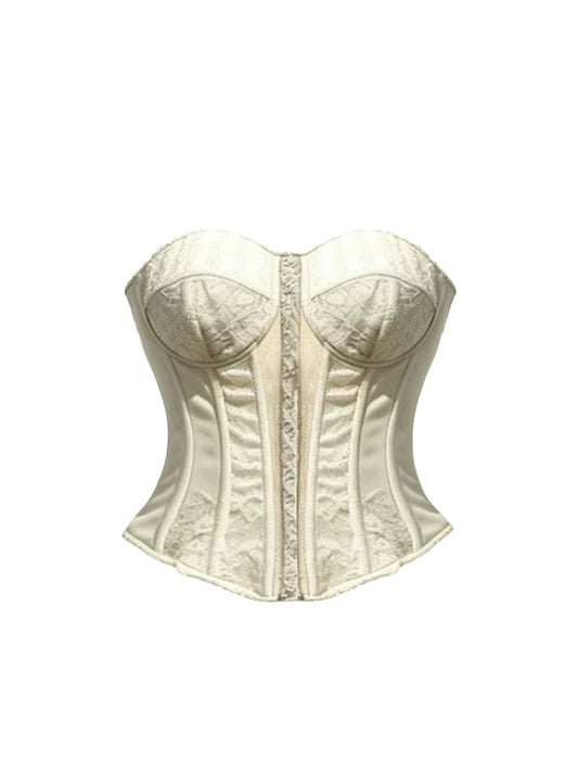 Simple Sheath 2-Piece Set Party Outfit Mini Skirt Charming Strapless Cinched-Waist Short Dress AP4111