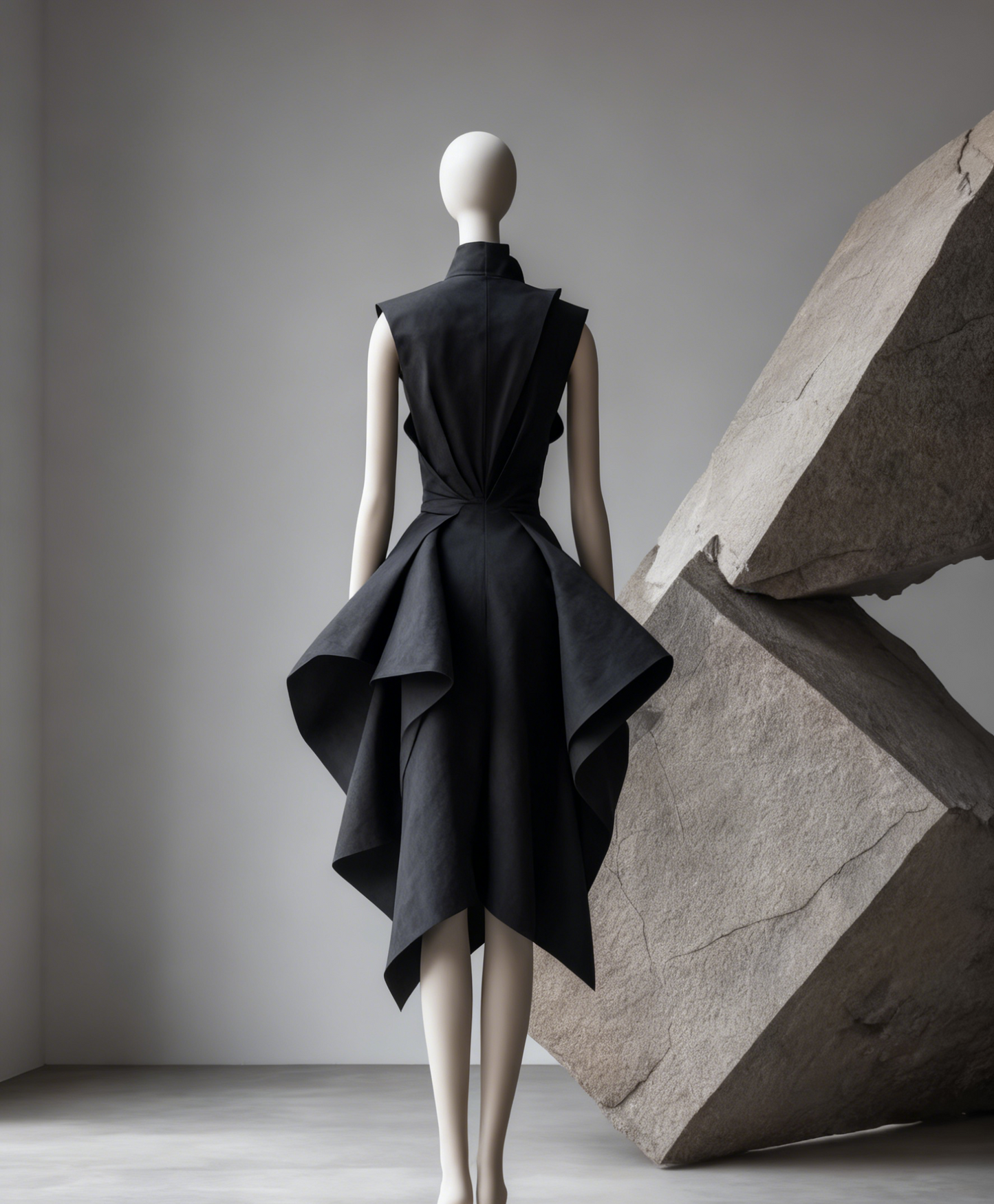 Chic A-Line High Collar Birthday Dress Ruched Hem Homecoming Dress AP4225