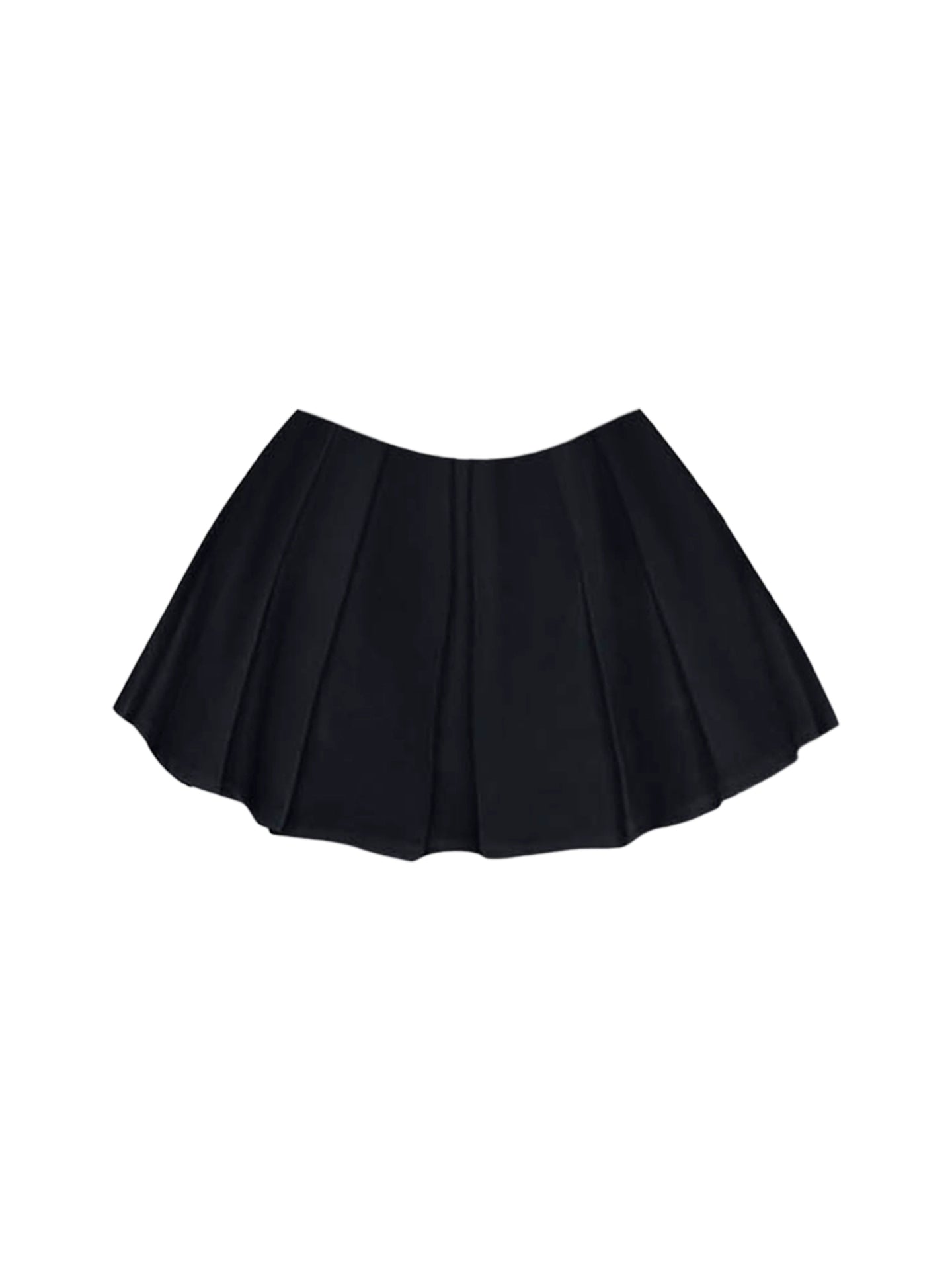 Exquisite A-Line Ruffled Hem Party Outfit Pleated Mini Skirt Romantic Lace Tie Jewel Neck Long Sleeve Two-Piece Short Dress AP4571