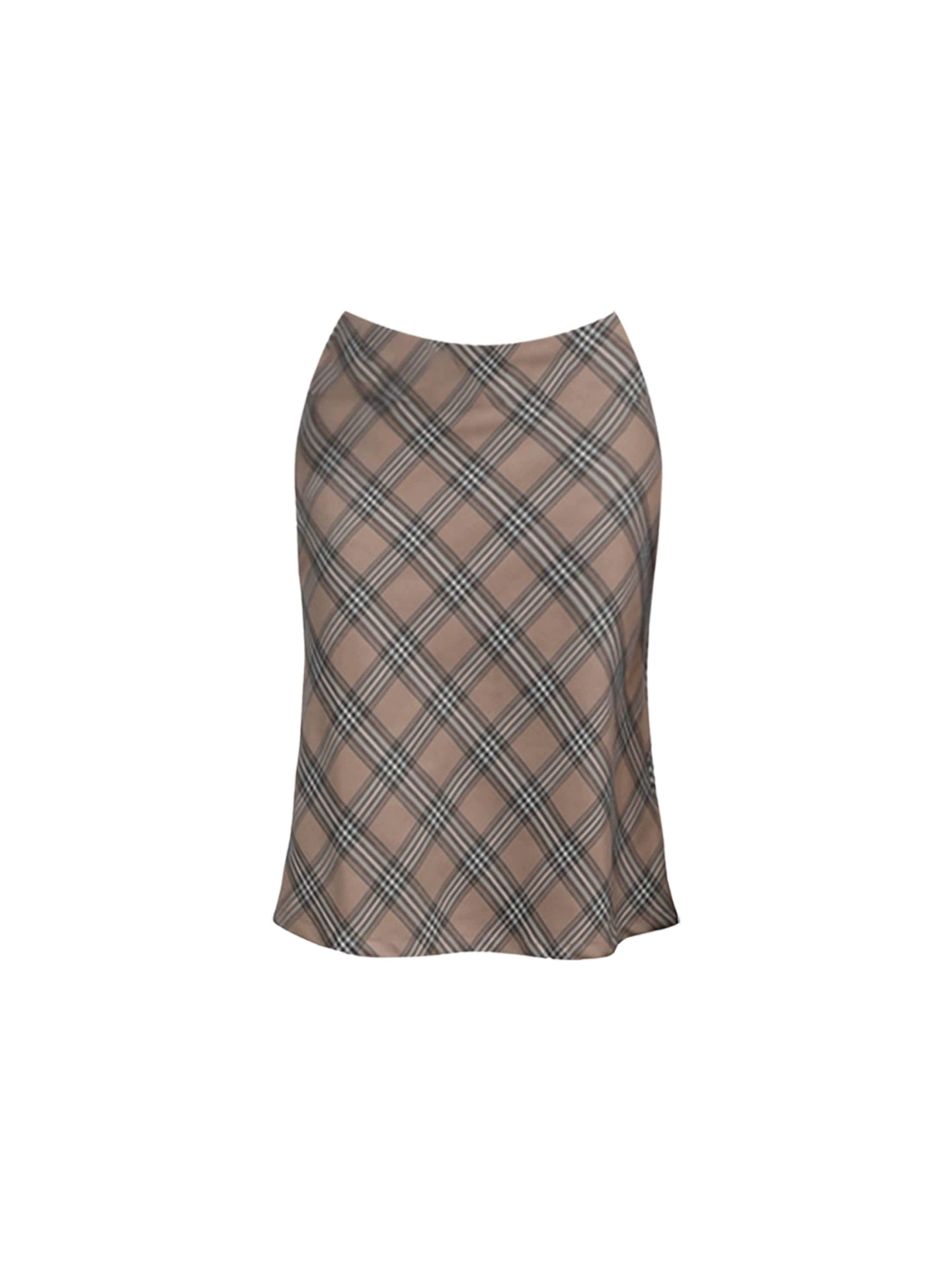 Minimalist Gray V-Neck 3/4 Sleeve Slim Knit Top Plaid Midi Skirt Casual Occasions 2-Piece Set Tan Plaid Satin Pencil Short Dress AP4612