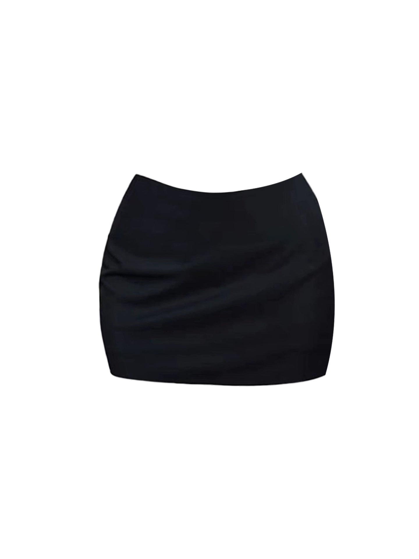 Cute Ruffles Lace Trim Two-Piece Work Days Sheath Mini Skirt Long Sleeve Black V-Neck Short Dress AP4664