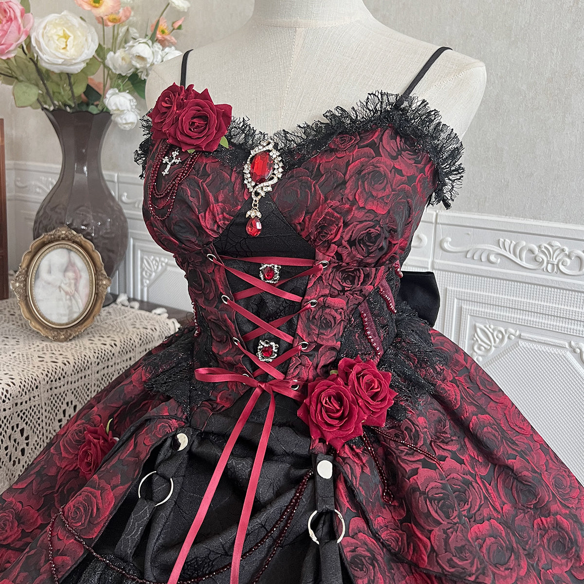 Lovely Spaghetti Strap Handmade Flowers A-Line Birthday Gowns Crystals Bows Beading Homecoming Dress AP4779
