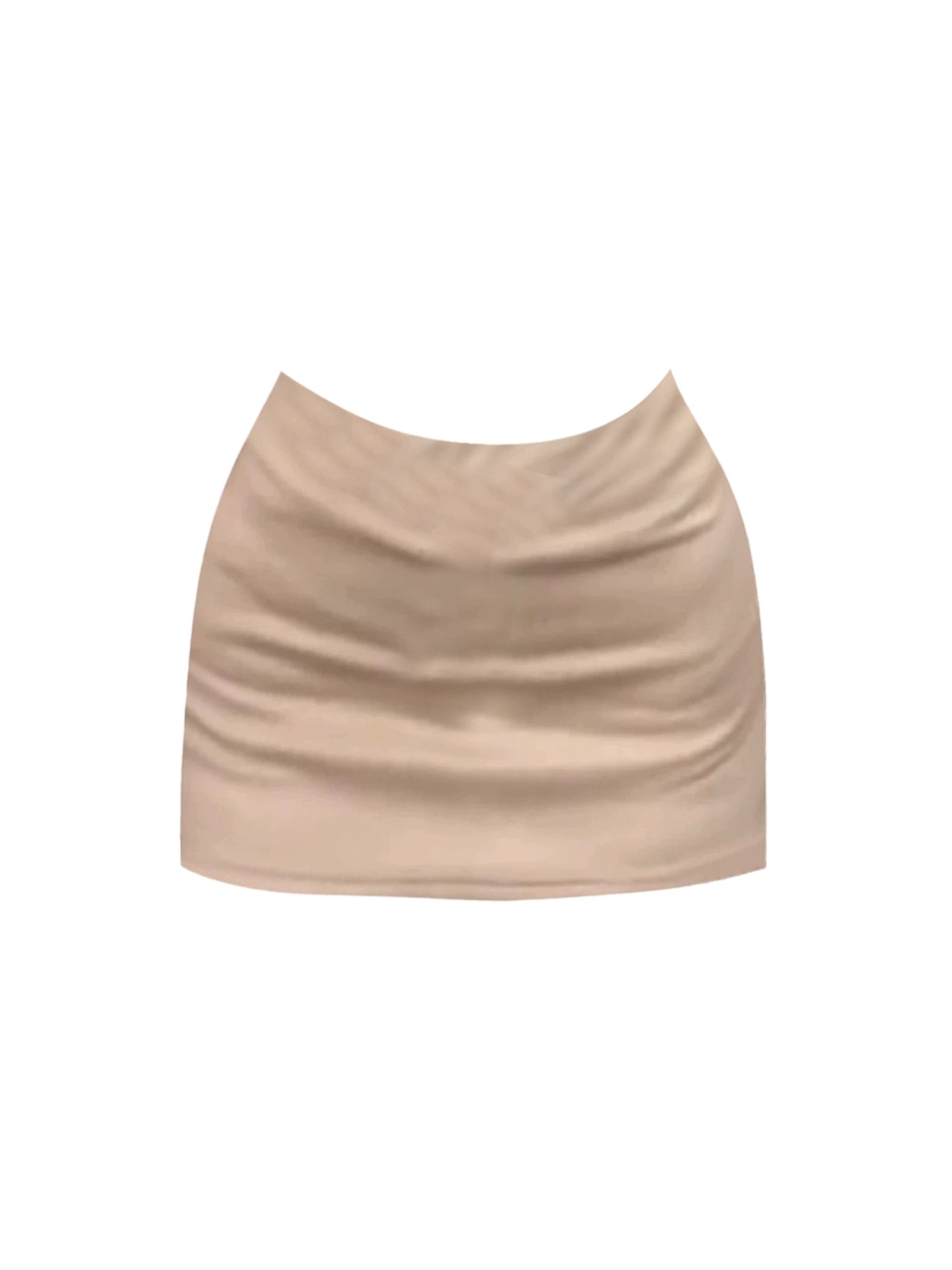 Luxurious Ruffled Corset Top Sheath Mini Skirt Stylish Cream-Beige 2-Piece Set Off-Shoulder Short Dress AP4873