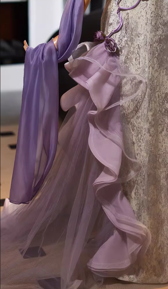 Novelty Sheath Strapless Ruffles Tulle Sweet 16th Dresses 3D Floral Jacquard Prom Dress AP5120