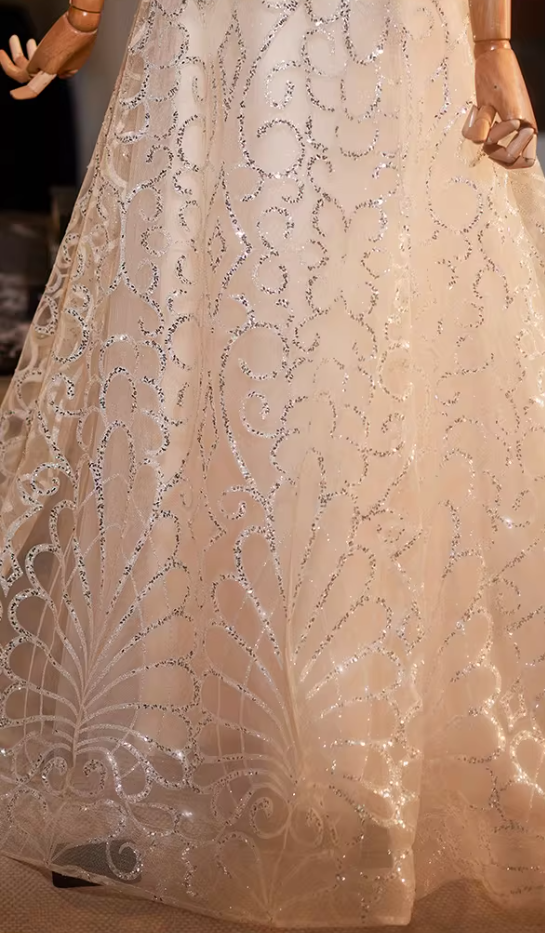 Delicate Off-Shoulder A-Line Sweet 16th Dresses Beading Sequins Prom Dress AP5144