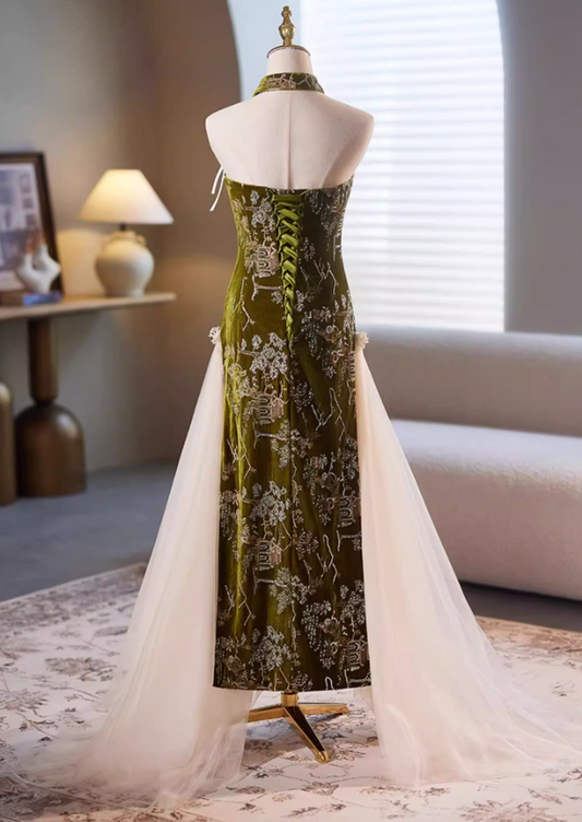 Dainty Sheath Strapless Sweet 16th Dresses Sequins Beading Tulle Prom Dress AP5347