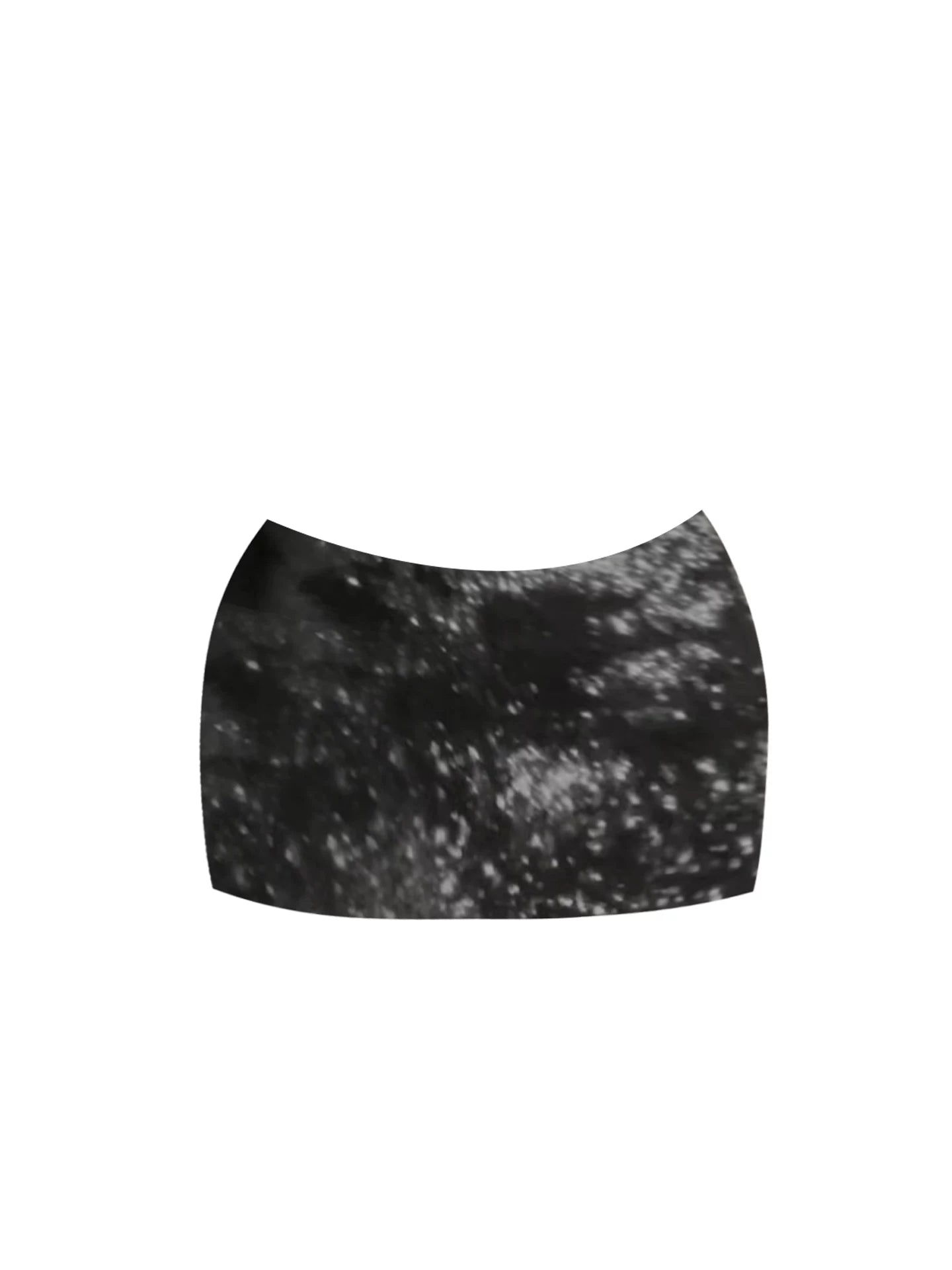 Alluring Crystal Lace Strapless 2-Piece Bodycon Mini Skirt Sparkly Black Corset Top Printed Short Dress AP5447