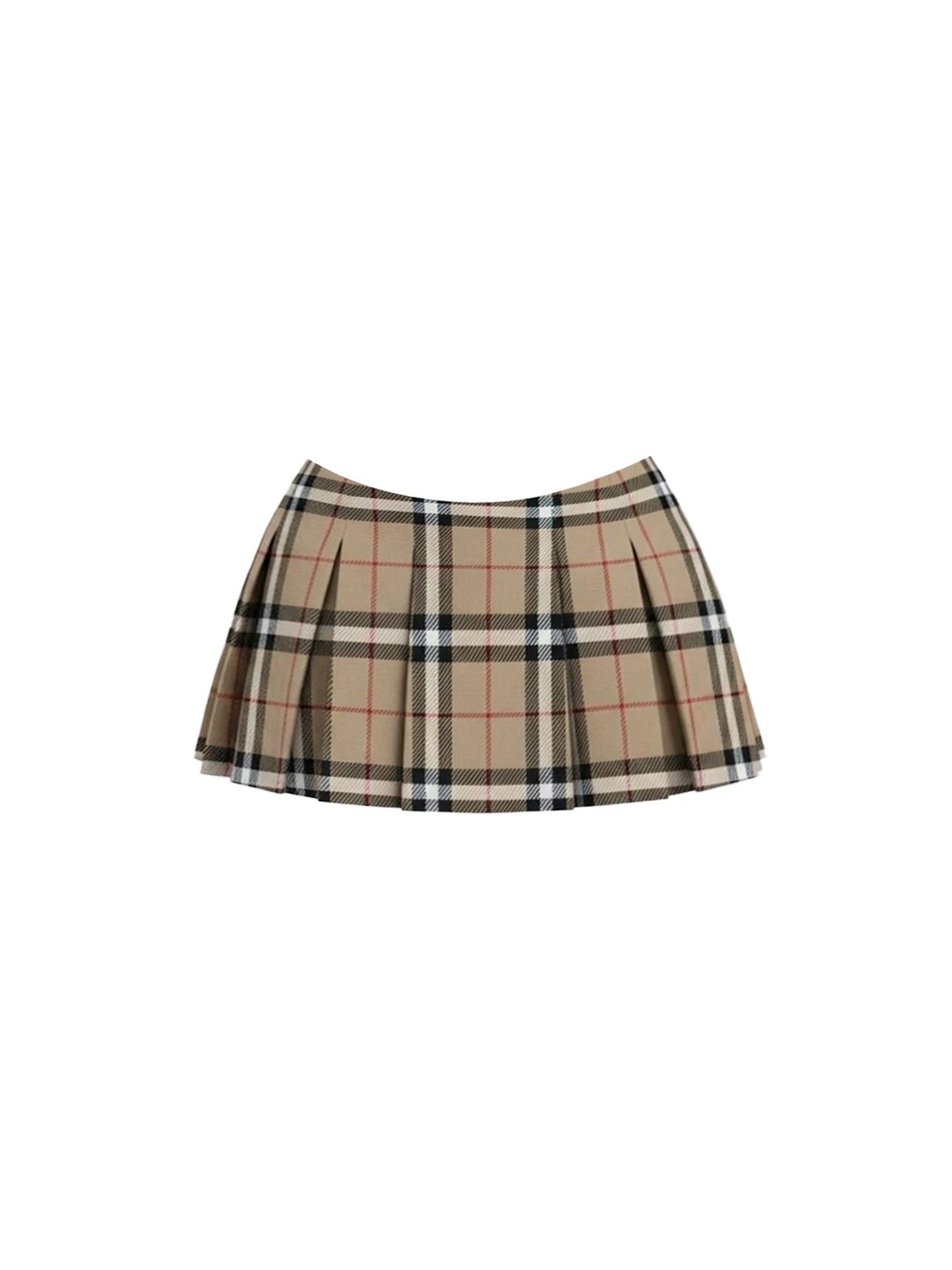 Splendid Black Fitted Blazer Two Piece Set Mini Skirt Chic Preppy Plaid Collar Gold Buttons Beige Check Pleated A-Line Short Dress AP5988