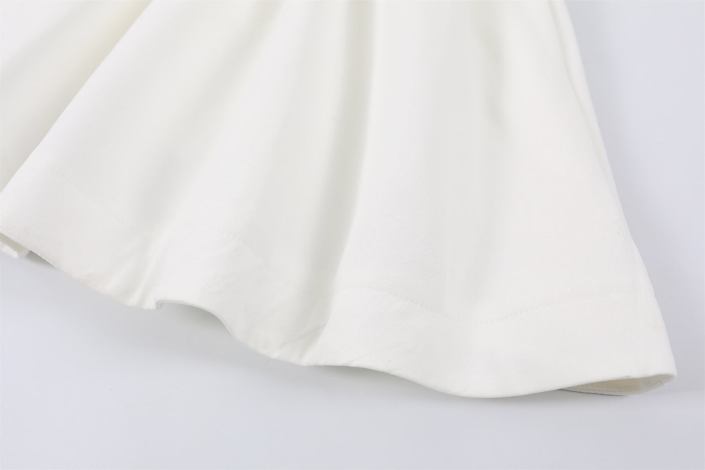 Adorable Jewel Neck Button Front A-Line Mini Skirt Romantic Sleeveless Textured Ruched Bodice Flared Short Dress AP6774