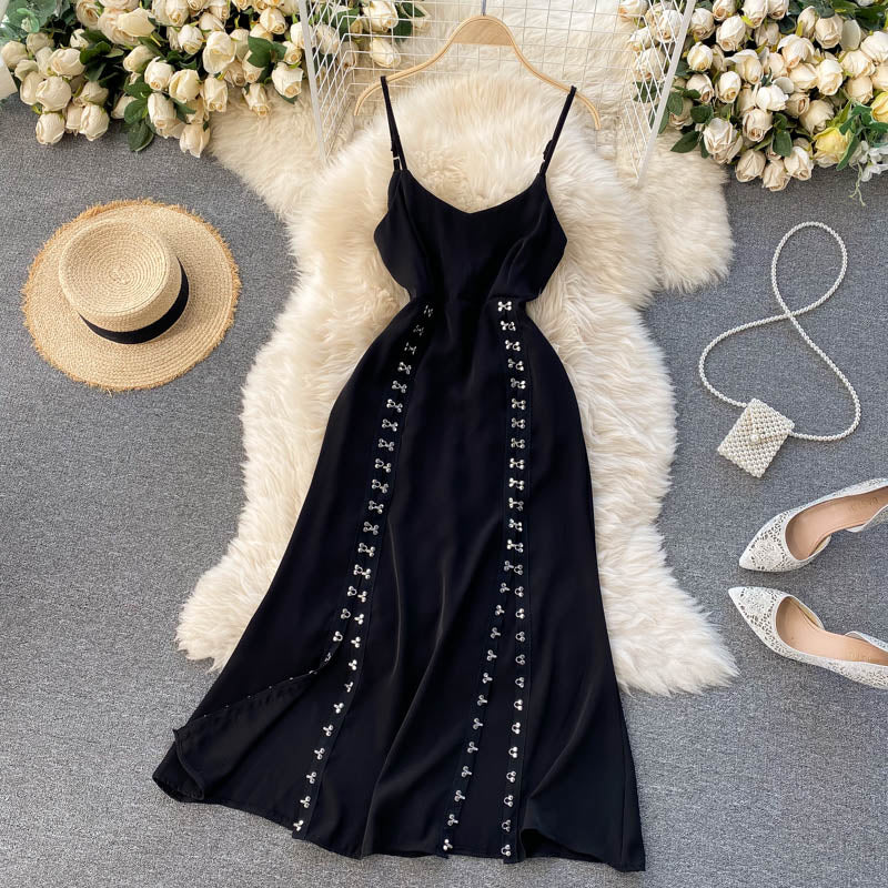 Simple Cute A Line New Fashion Long Dress AP00082