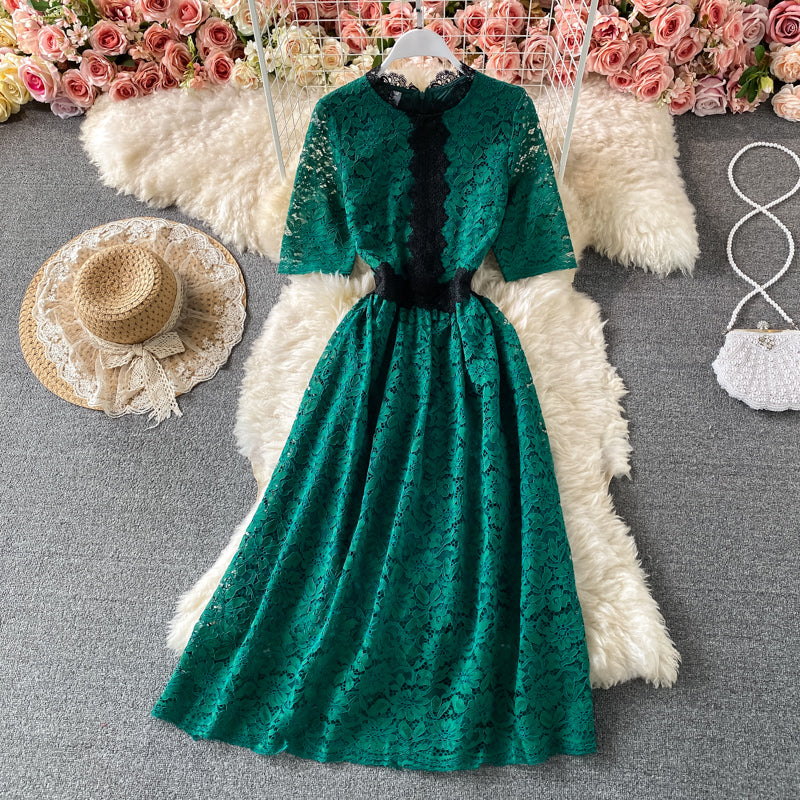 Elegant Lace Short New Sumple Dress A Line Fashion Dress AP00090