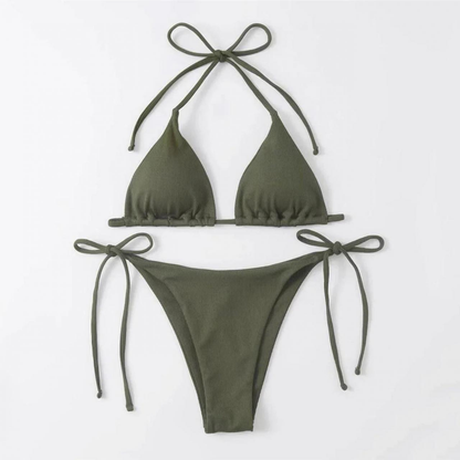 Sexy New Fashion Halter Neck Type Knot Two Piece Bikini AP000144