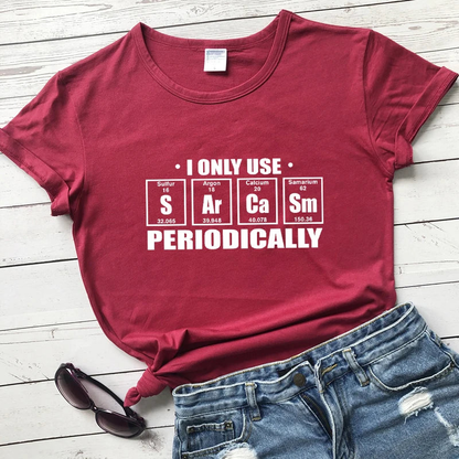 Sarcasm Elements Periodic Table Funny T-shirt AP000154