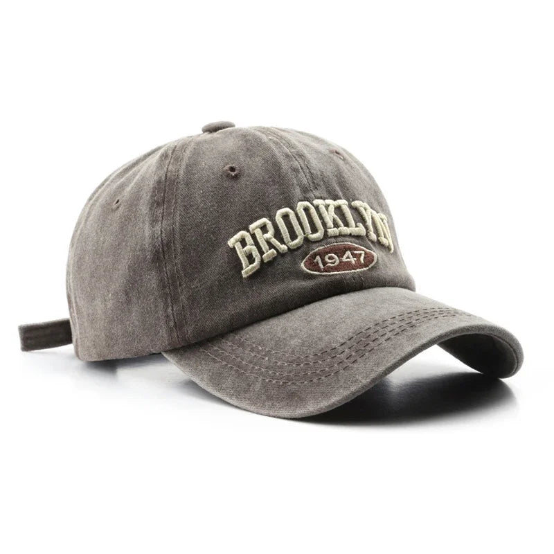 Vintage Brooklyn 1947 Adjustable Simple Fashion Baseball Cap AP00223
