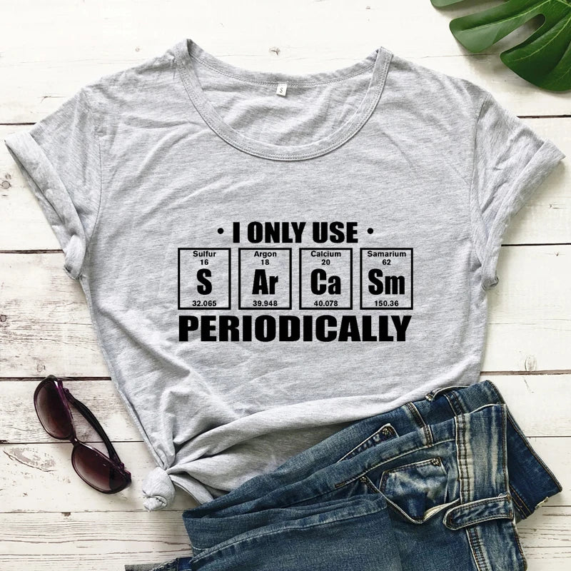 Sarcasm Elements Periodic Table Funny T-shirt AP000154