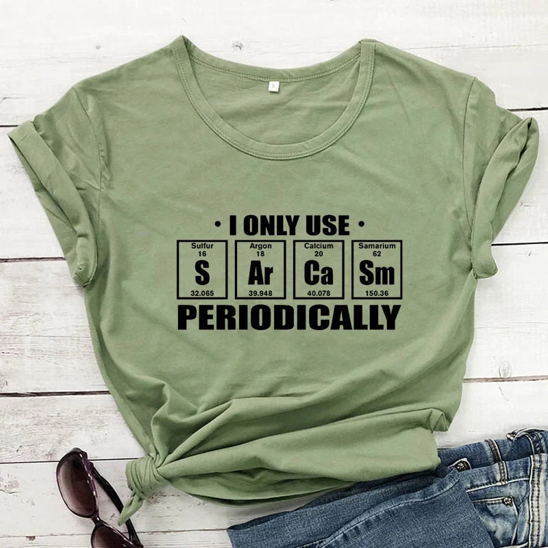 Sarcasm Elements Periodic Table Funny T-shirt AP000154