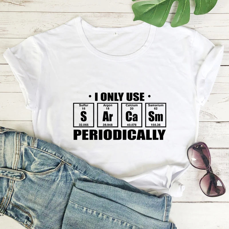 Sarcasm Elements Periodic Table Funny T-shirt AP000154