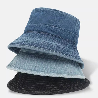 Denim Bucket Hat Unisex Casual Outdoor Style AP00233