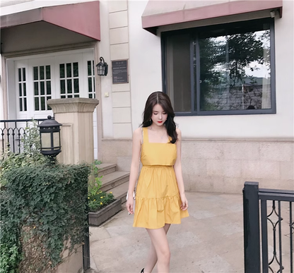 New Fashion Sleeveless Backless Beach Slim Spaghetti Strap Dress  AP0243