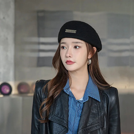 Simple Classic French Wool Beret For Women AP00228