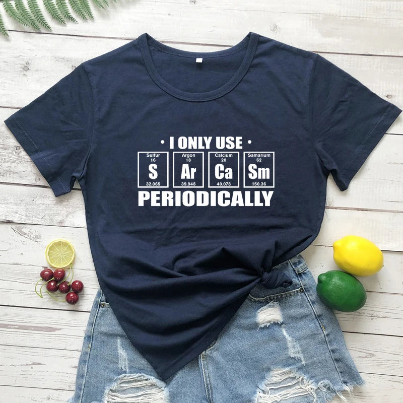 Sarcasm Elements Periodic Table Funny T-shirt AP000154