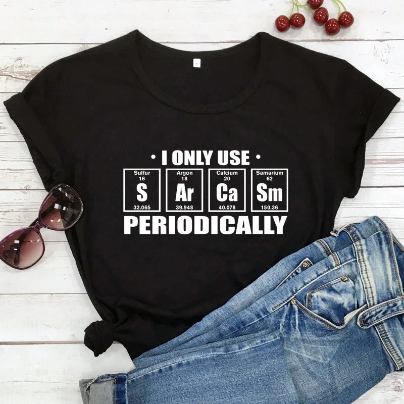 Sarcasm Elements Periodic Table Funny T-shirt AP000154