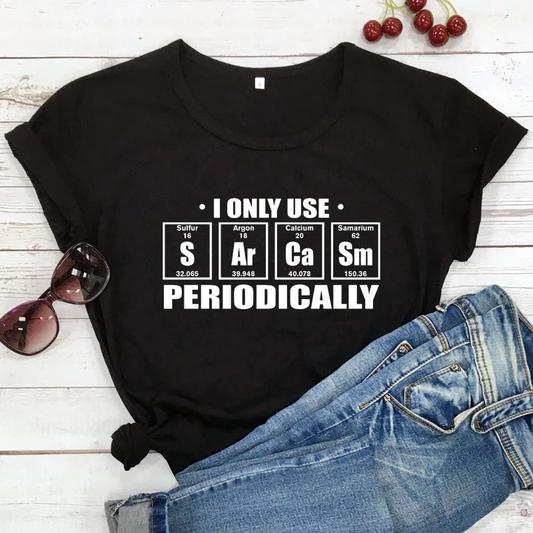 Sarcasm Elements Periodic Table Funny T-shirt AP000154