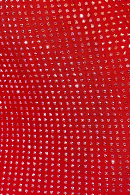 Sparkly Mermaid Sweetheart Red Long Prom Dress with Beading AD017