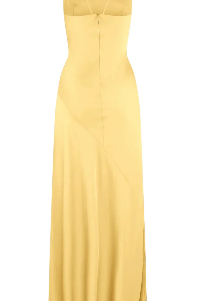 Trendy Sheath Spaghetti Straps Red Long Party Dress With Split Front AD091
