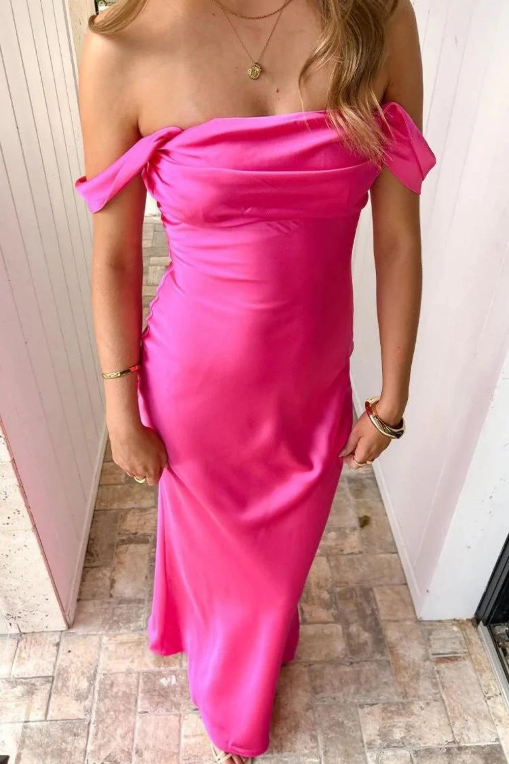 Trendy Sheath Off The Shoulder Lilac Prom Dress With Ruched AD598