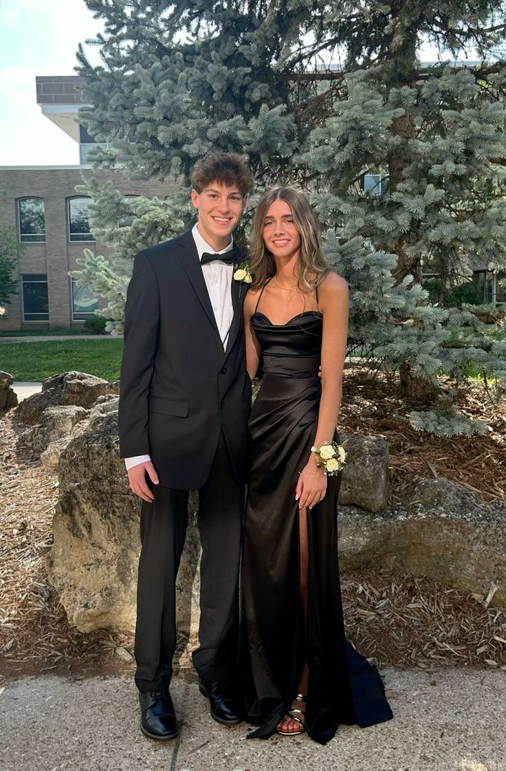 Black Spaghetti Straps Mermaid Satin Simple Long Prom Dress Evening Party Dress AD848