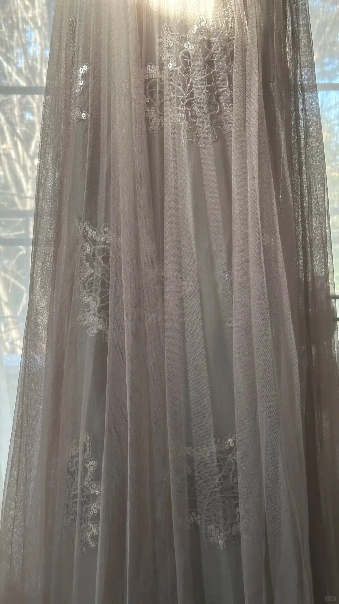 Regal Dusty Lavender A-Line Straps Prom Dress Lace Applique And Beaded Waistband AD886