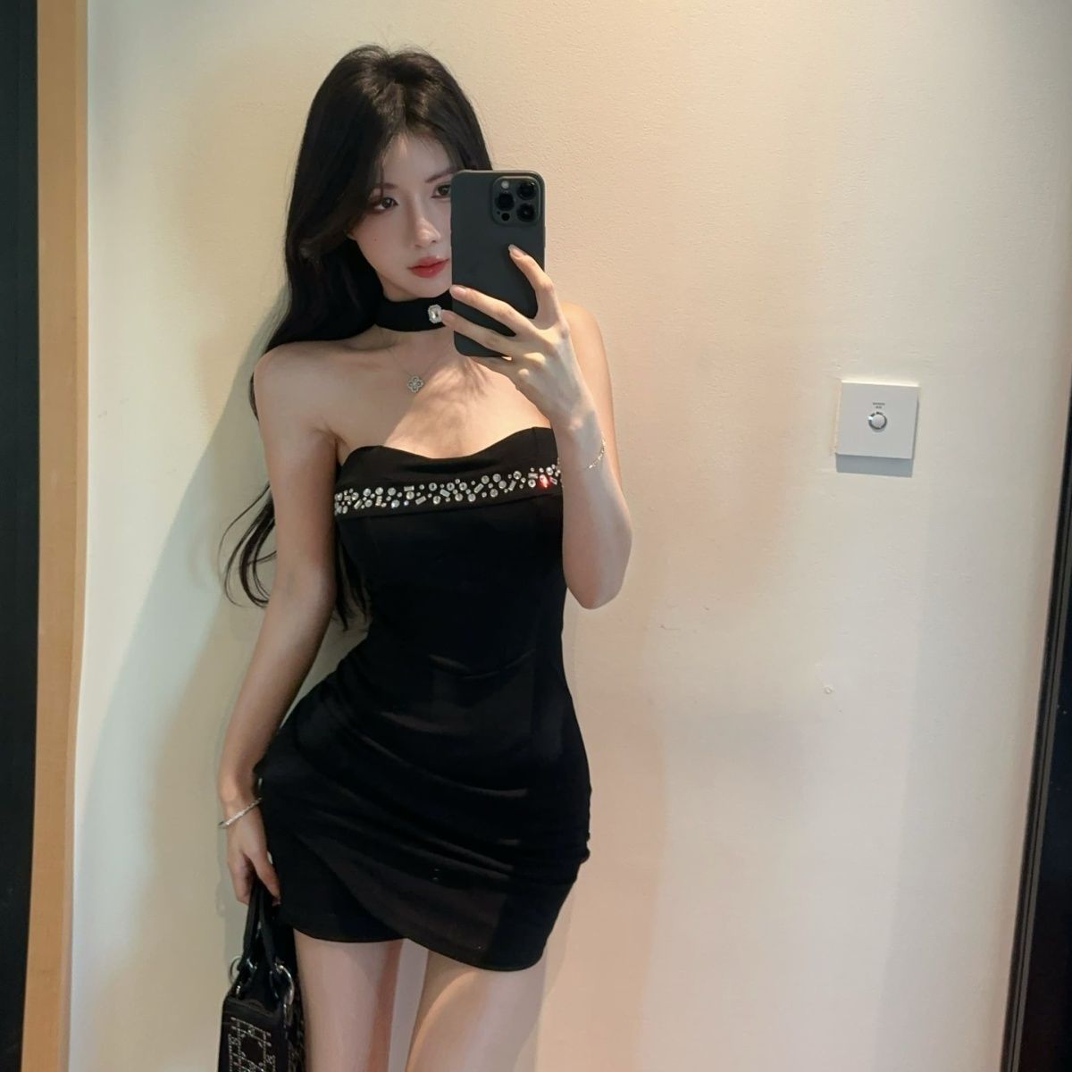 Charming Strapless Skirt Crystal Ornament Summer Elegant Sheath Short Dress AP0282