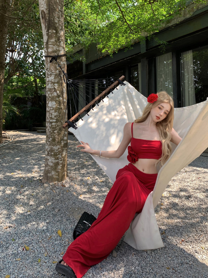 Fashion Waist-Cinching Vacation Dress Spaghetti Strap Bodycon Suit Long Dress AP0296